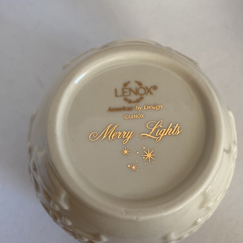 Lenox Merry Lights Tree Votive Tea Light Candle Holder - Picture 11 of 11